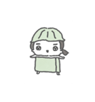 サウナガールおぱよ（個別スタンプ：1）