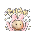 くろ＆しろのスタンプ（個別スタンプ：19）