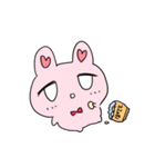 だるだる病みうさぎ（個別スタンプ：3）