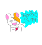 かわいいハムスターたちの敬語スタンプ（個別スタンプ：15）