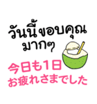 毎日がタイ語＆日本語 丁寧で便利☆（個別スタンプ：9）