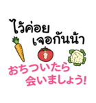 毎日がタイ語＆日本語 丁寧で便利☆（個別スタンプ：33）