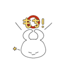 寿司成分強めの普段使いうさぎ（個別スタンプ：1）