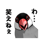 「中に人間入ってる？」使いやすい文鳥（個別スタンプ：9）