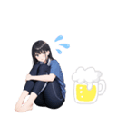酒女 alcohol lady（個別スタンプ：10）