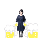 酒女 alcohol lady（個別スタンプ：11）