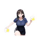酒女 alcohol lady（個別スタンプ：14）