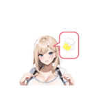 酒女 alcohol lady（個別スタンプ：16）