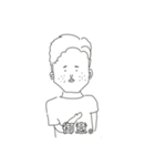 アサミさんの画力の限界（個別スタンプ：3）
