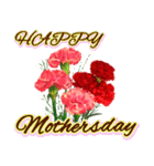 飛び出す❤️母の日と父の日のお花と大文字（個別スタンプ：6）