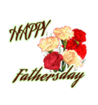 飛び出す❤️母の日と父の日のお花と大文字（個別スタンプ：7）