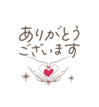 動くスタンプ▶大人ハンドサインゆるい敬語（個別スタンプ：5）