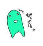 カラフルなフニャフニャ（個別スタンプ：3）