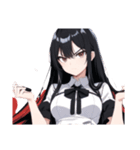 怒り美人（個別スタンプ：4）