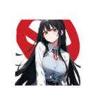 怒り美人（個別スタンプ：8）