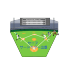 動くさむらい小僧野球を楽しむ（攻撃編）（個別スタンプ：22）