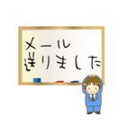 字が下手新入社員のお仕事用敬語スタンプ（個別スタンプ：34）