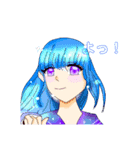可愛い女の子イラストスタンプ（個別スタンプ：2）