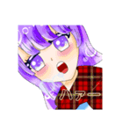 可愛い女の子イラストスタンプ（個別スタンプ：5）