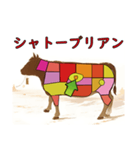 牛肉の部位【飛び出す】（個別スタンプ：9）