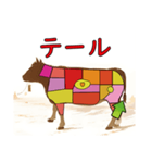 牛肉の部位【飛び出す】（個別スタンプ：14）