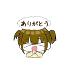 バツ目の女の子スタンプ（個別スタンプ：2）