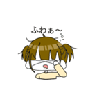 バツ目の女の子スタンプ（個別スタンプ：7）