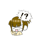 バツ目の女の子スタンプ（個別スタンプ：8）
