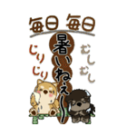 【Big】柴犬・ちゃちゃ丸たち 54『初夏』（個別スタンプ：4）