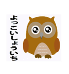 フクロウ日和（個別スタンプ：1）