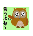 フクロウ日和（個別スタンプ：12）