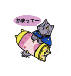 マントを着たねこ（個別スタンプ：2）