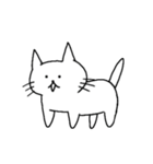 白猫にょん太郎（個別スタンプ：1）