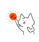 白猫にょん太郎（個別スタンプ：3）