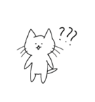 白猫にょん太郎（個別スタンプ：14）