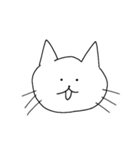 白猫にょん太郎（個別スタンプ：16）