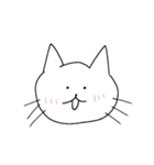 白猫にょん太郎（個別スタンプ：18）