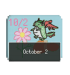 四国竜物語Shikoku Dragon Story10月記念日（個別スタンプ：2）