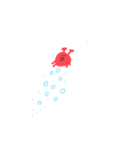 カニうさぎ（個別スタンプ：25）