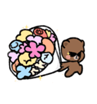 BROWN ＆ FRIENDS まったりデイ（個別スタンプ：4）