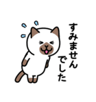 ちびねこワールド 敬語編（個別スタンプ：17）