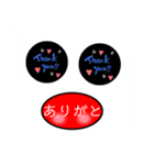 ⚫️❤️⚫️スタンプ（個別スタンプ：21）