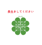 幸運なクマ＆数字のマジック 66,77,88,99（個別スタンプ：4）