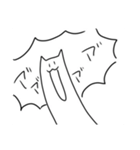 発狂ぬこさん（個別スタンプ：1）