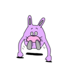 むらさきうさぎの日常（個別スタンプ：7）