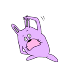 むらさきうさぎの日常（個別スタンプ：21）