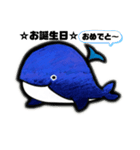 ネコとクジラ（個別スタンプ：14）