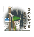 【梅雨＊夏】仔猫のぽんにゃん【飛び出す】（個別スタンプ：21）