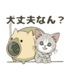 【梅雨＊夏】仔猫のぽんにゃん【飛び出す】（個別スタンプ：22）