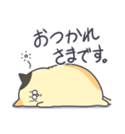 もりもりねこ（かしこまりver）前編（個別スタンプ：14）